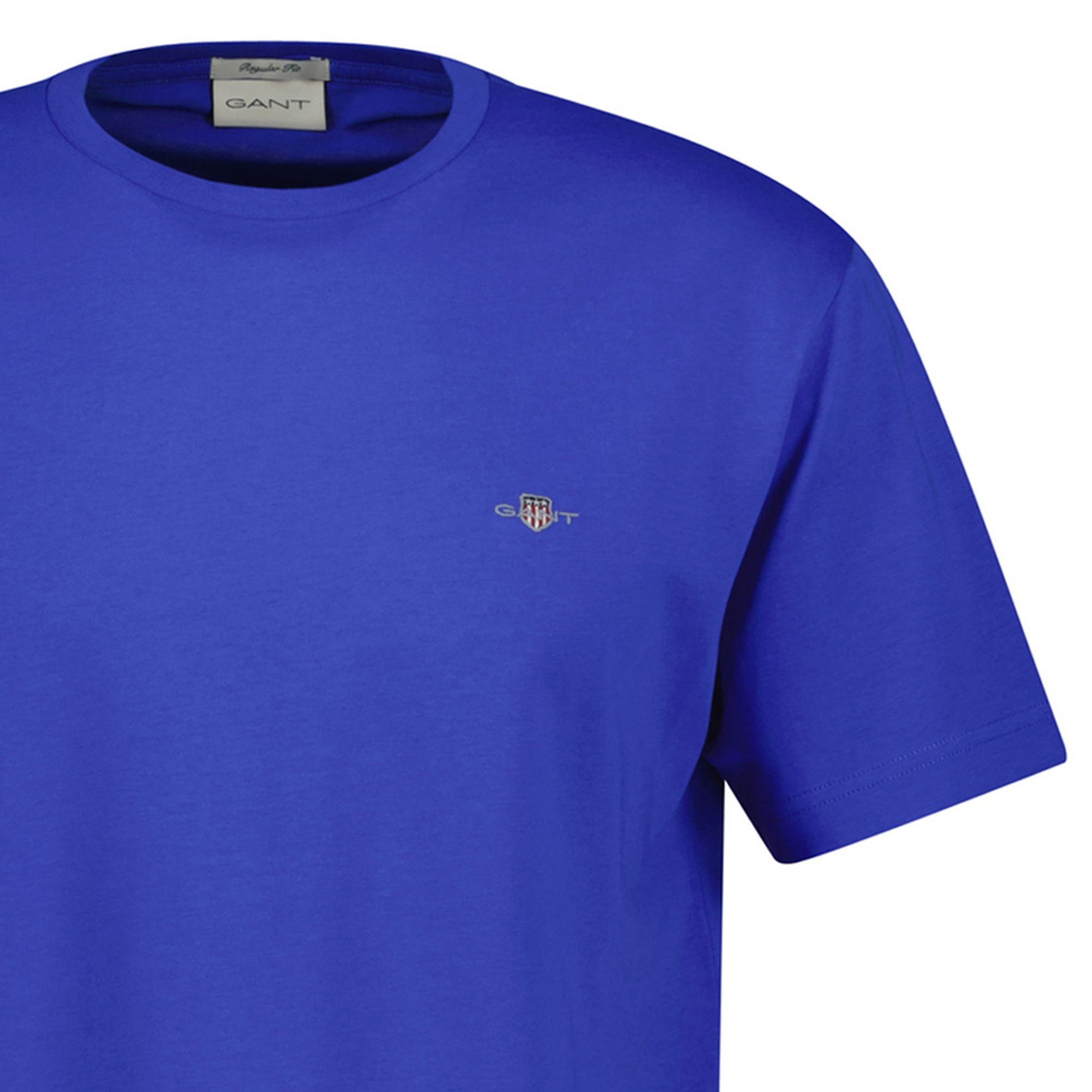 Gant T-Shirt Herren T-Shirt 1er Pack Baumwolle Reg Shield (Packung, 1er Pac günstig online kaufen