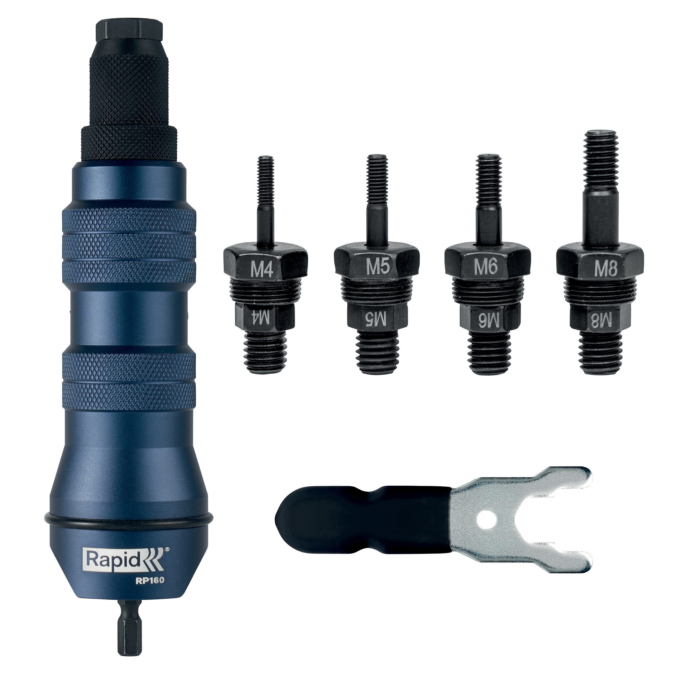 Rapid Blindnietzange RP160 Nietmutteradapter Aufsatz für Akkuschrauber M4-M8 Nieten 5001483