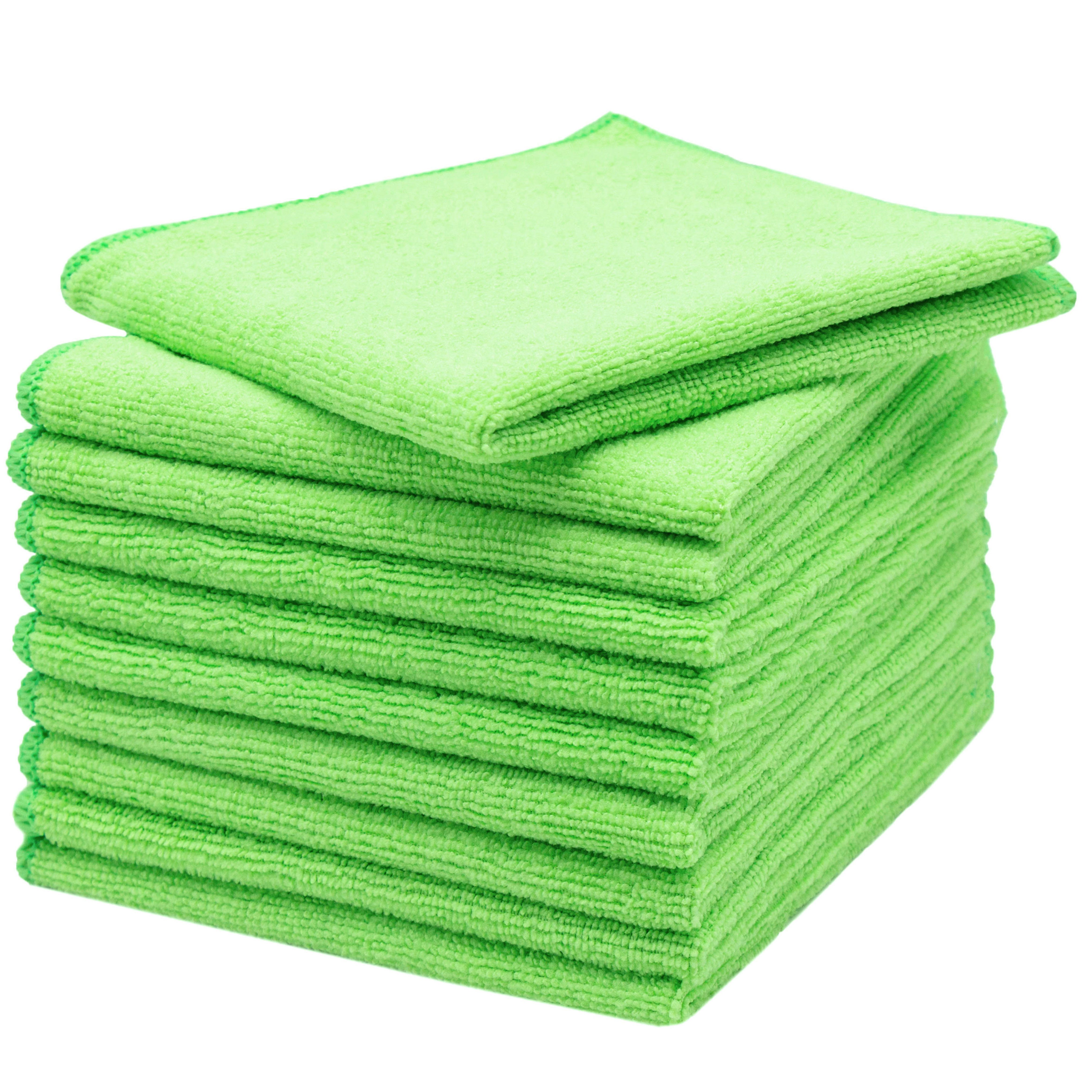 ZOLLNER Geschirrtuch, (Spar-Set, 10-tlg), 40 x 40 cm, 80% Polyester, 20% Polyamid, vom Hotelwäschespezialisten