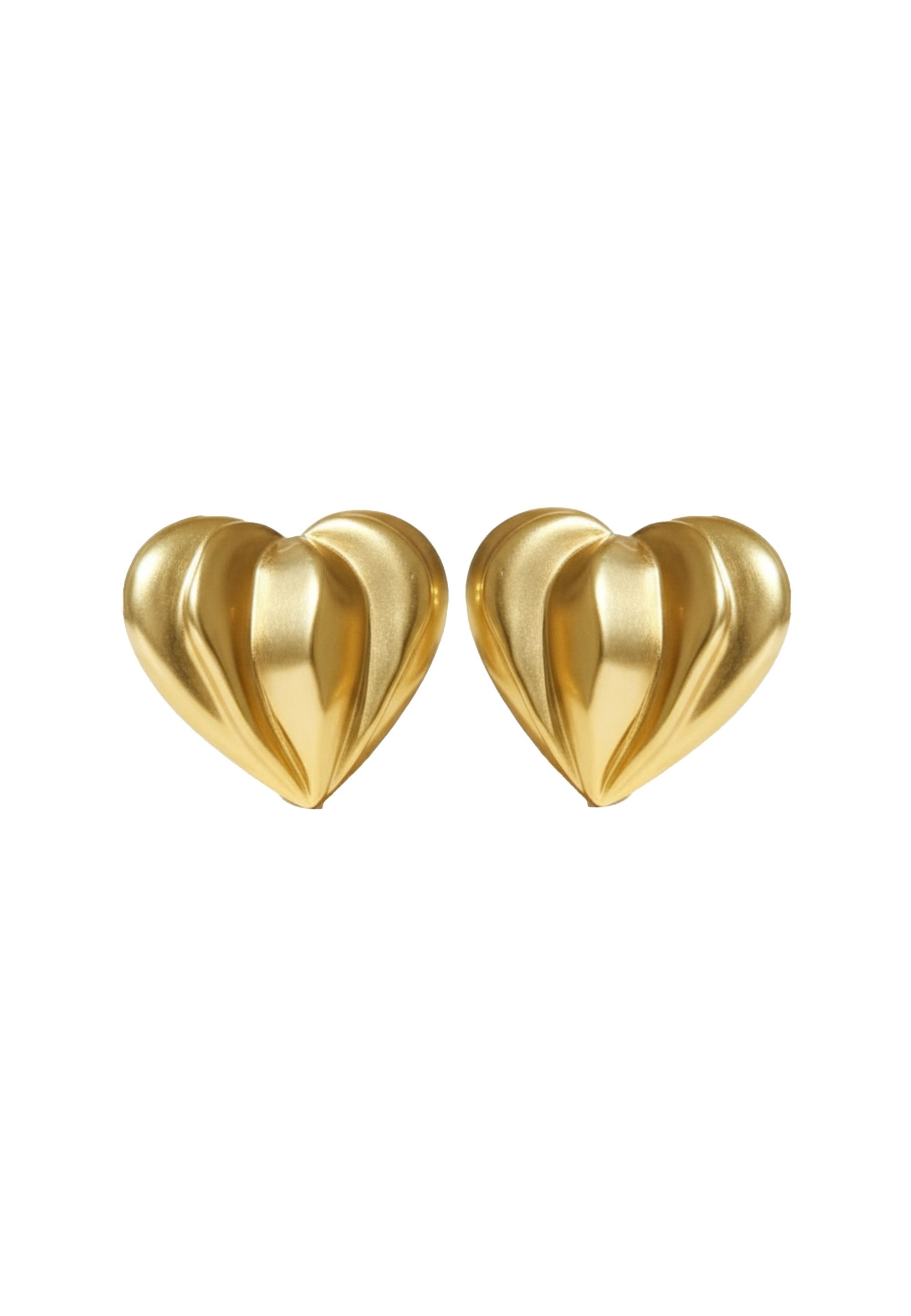 FILIPPA FIRENZE Paar Ohrclips Milano Edg, in toller Herz-Form aus Gold günstig online kaufen