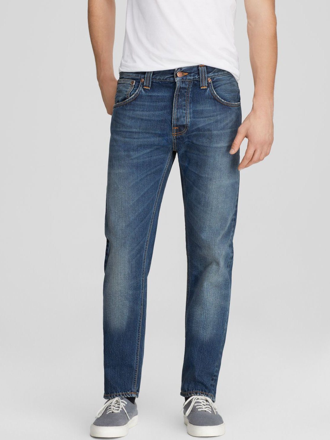 Nudie Jeans Tapered-fit-Jeans Regular Fit - Steady Eddie 16 Months - W28 L30