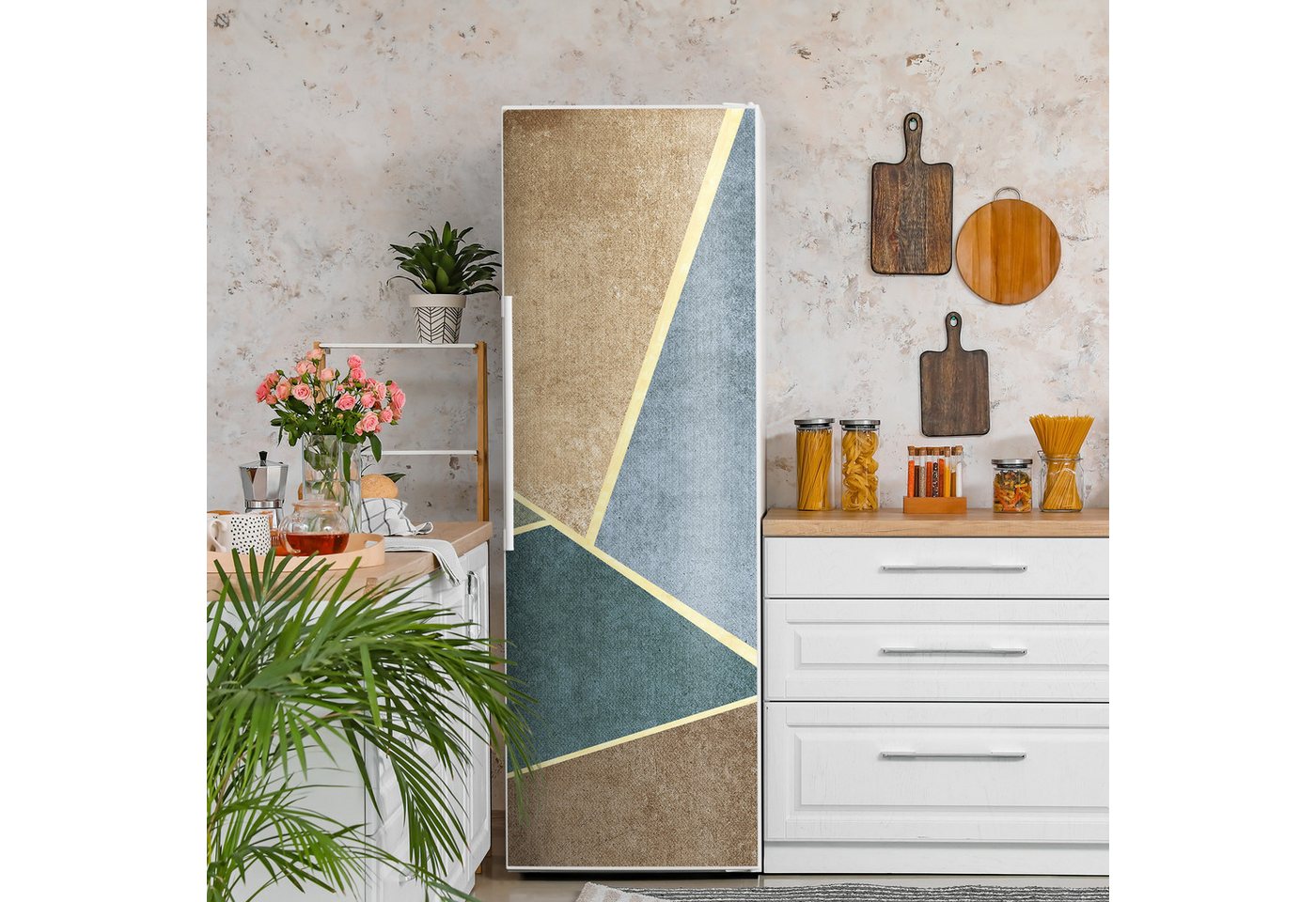 Thumbnail - DEQORI Magnetfolie 'Mystisches Mosaik', Kühlschrank Magnetmatte magnetisch Magnetfolie Folie Schutz