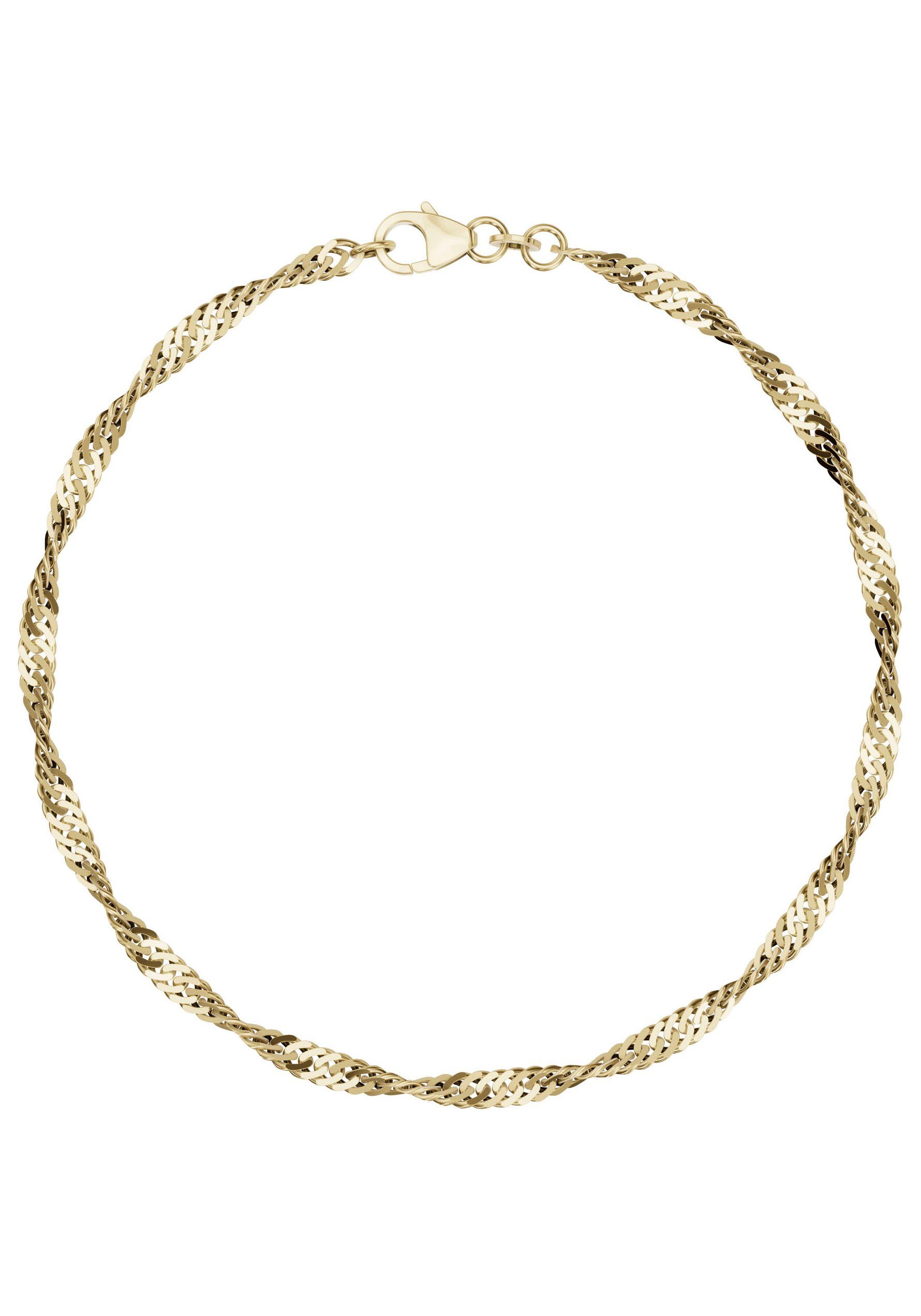 Firetti Armband Schmuck Geschenk Gold 333 Armschmuck Armkette Singapur  Goldarmband, zu Kleid, Shirt, Jeans, Sneaker! Anlass Geburstag, Weihnachten