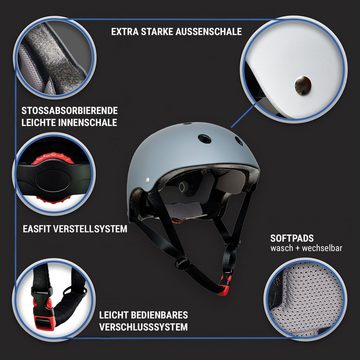 Skullcap Fahrradhelm JUST GREY S