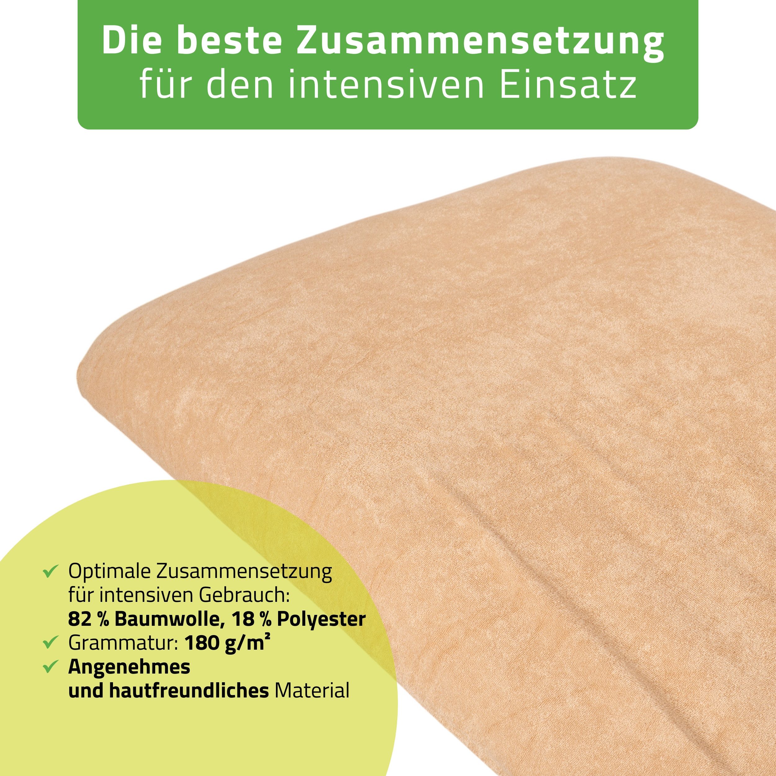 Habys Massageliege Frottee Bezug mit Gummizug und Schnüren für Kosmetikliege