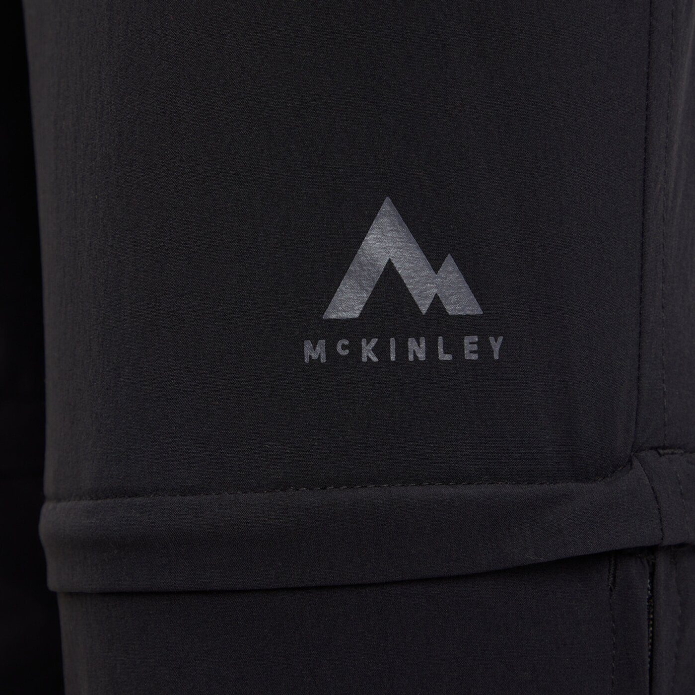 McKINLEY BLACK Trekkinghose He.-Abzipphose LG Malloy
