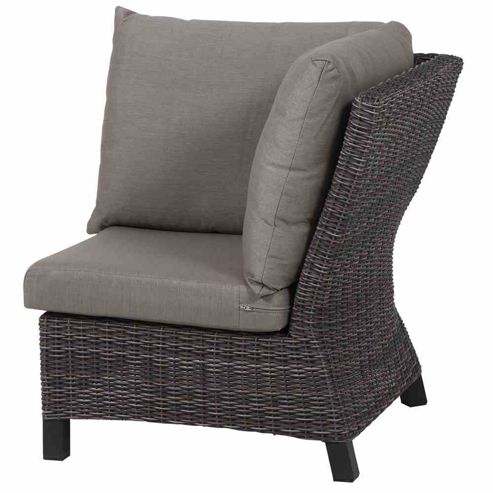 Siena Garden Loungesofa Corido Modul Ecke Gestell Alu matt-anthrazit
