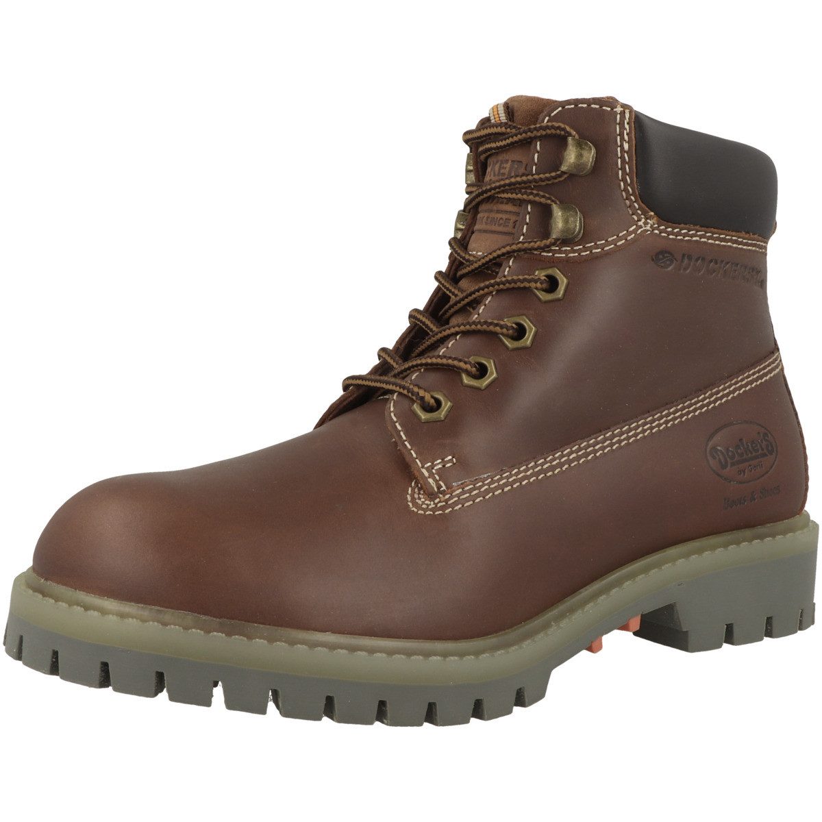 Dockers by Gerli 53AX203 Damen Schnürboots Stiefeletten, Stiefel, Winterstiefel, Winterboots, Schneestiefel