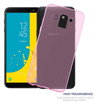 Cadorabo Handyhülle Samsung Galaxy J6 2018 Samsung Galaxy J6 2018, Flexible TPU Silikon Handy Schutzhülle - Hülle - ultra slim
