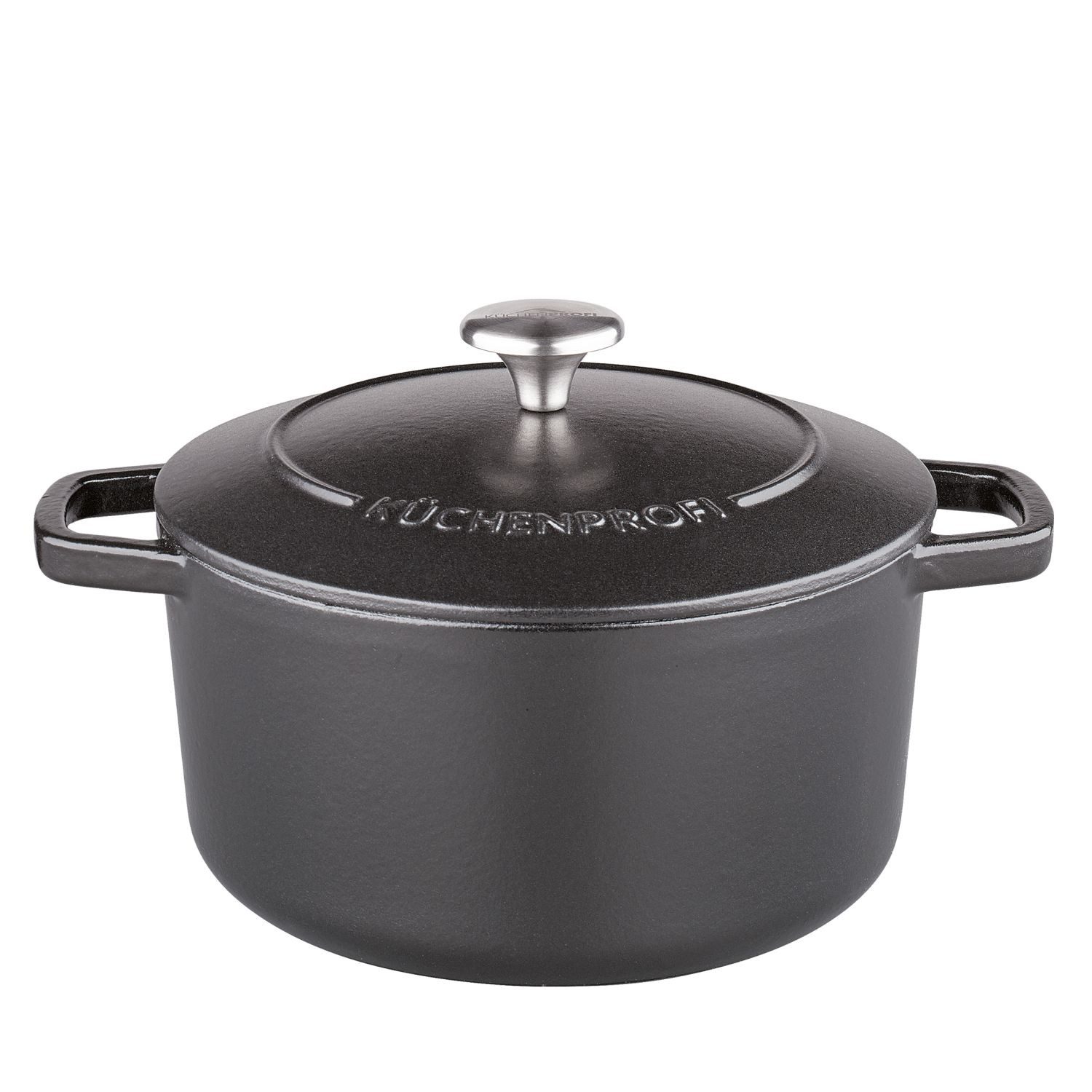 Küchenprofi Bräter Küchenprofi Bratentopf BRETAGNE rund, 24 cm schwarz