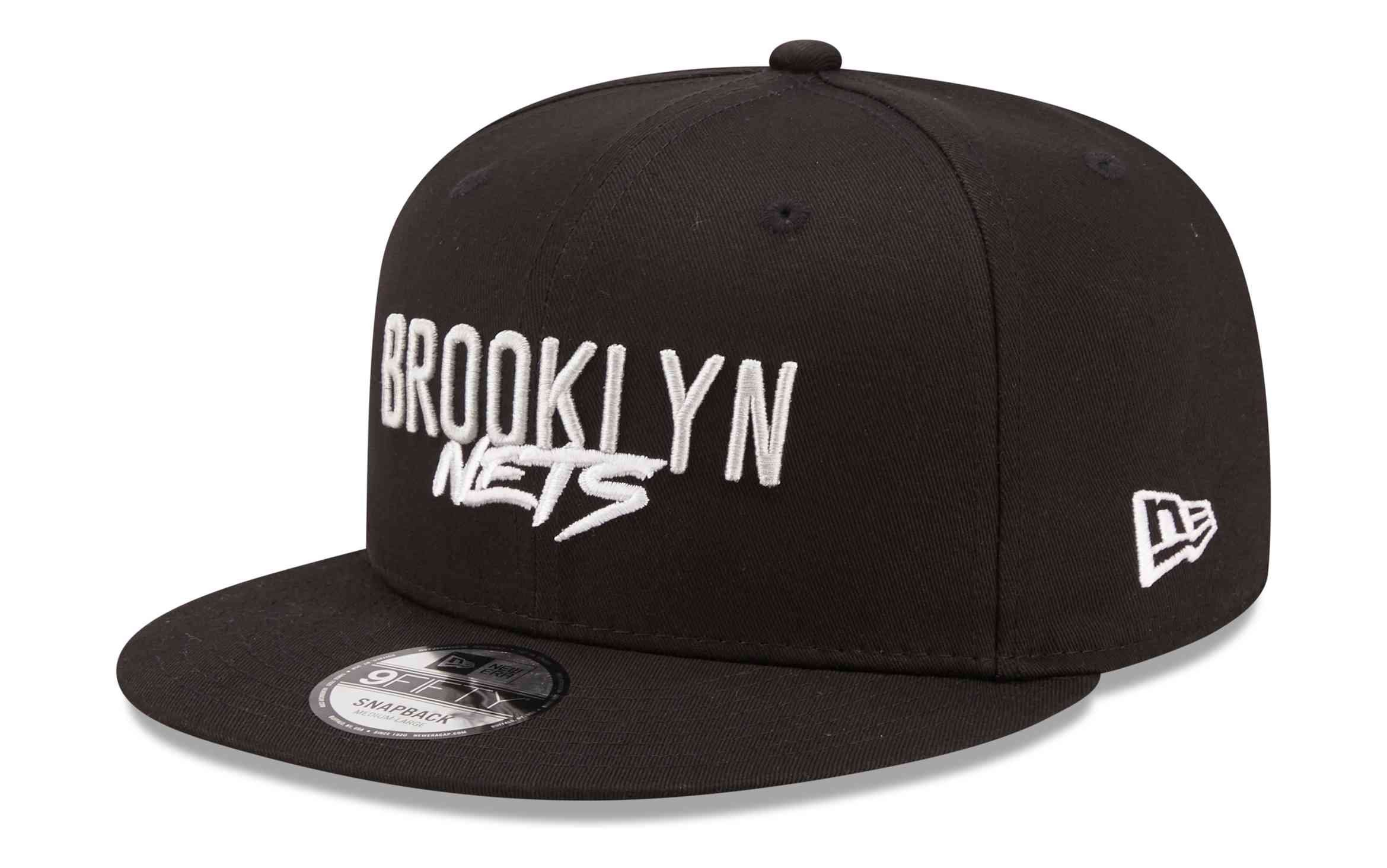 New Era Snapback Cap NBA Brooklyn Nets Script Team 9Fifty