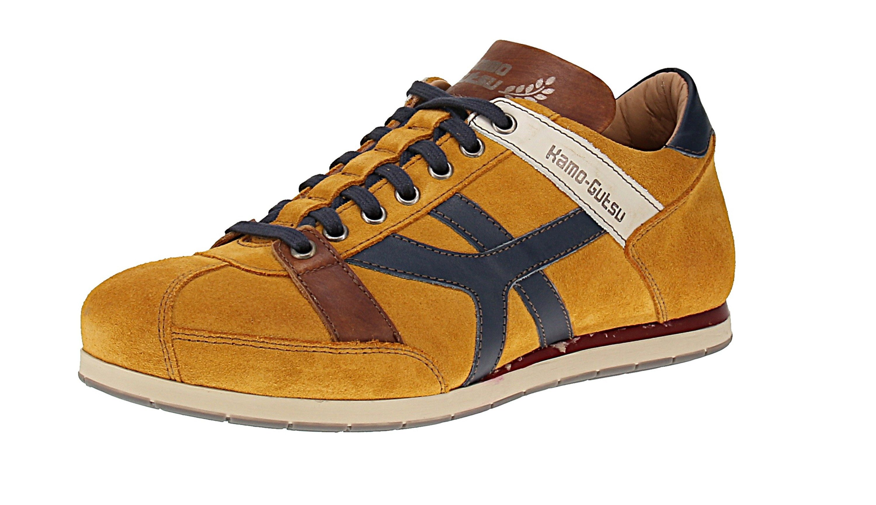 Kamo-Gutsu Kamo-Gutsu Tifo-044 - Herren Schuhe Sneaker - Mustard-Oil-Denim Sneaker