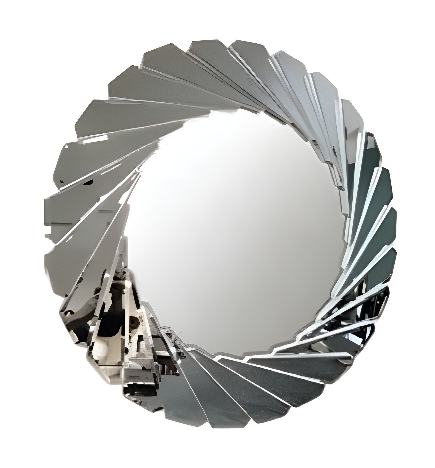 Xlmoebel Spiegel Moderner grauer Spiegel aus Glas für Schlafzimmer und Bad (1-St), Made in Europa