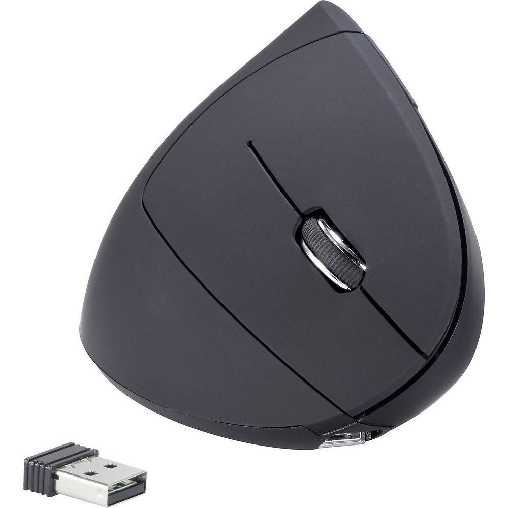 Renkforce Ergonomische Funkmaus für Rechtshänder RF-4509682 Mäuse (Ergonomisch, Wiederaufladbar) – Bild 2 von 5