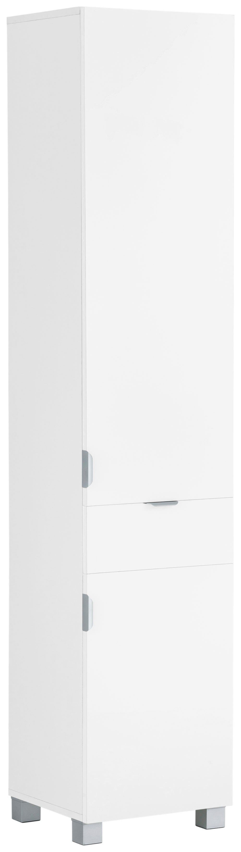 welltime Hochschrank Lage, Badschrank, Badezimmerschrank, 38 cm breit Pflegeleichte Oberfläche, viel Stauraum, FSC®-zertifiziert