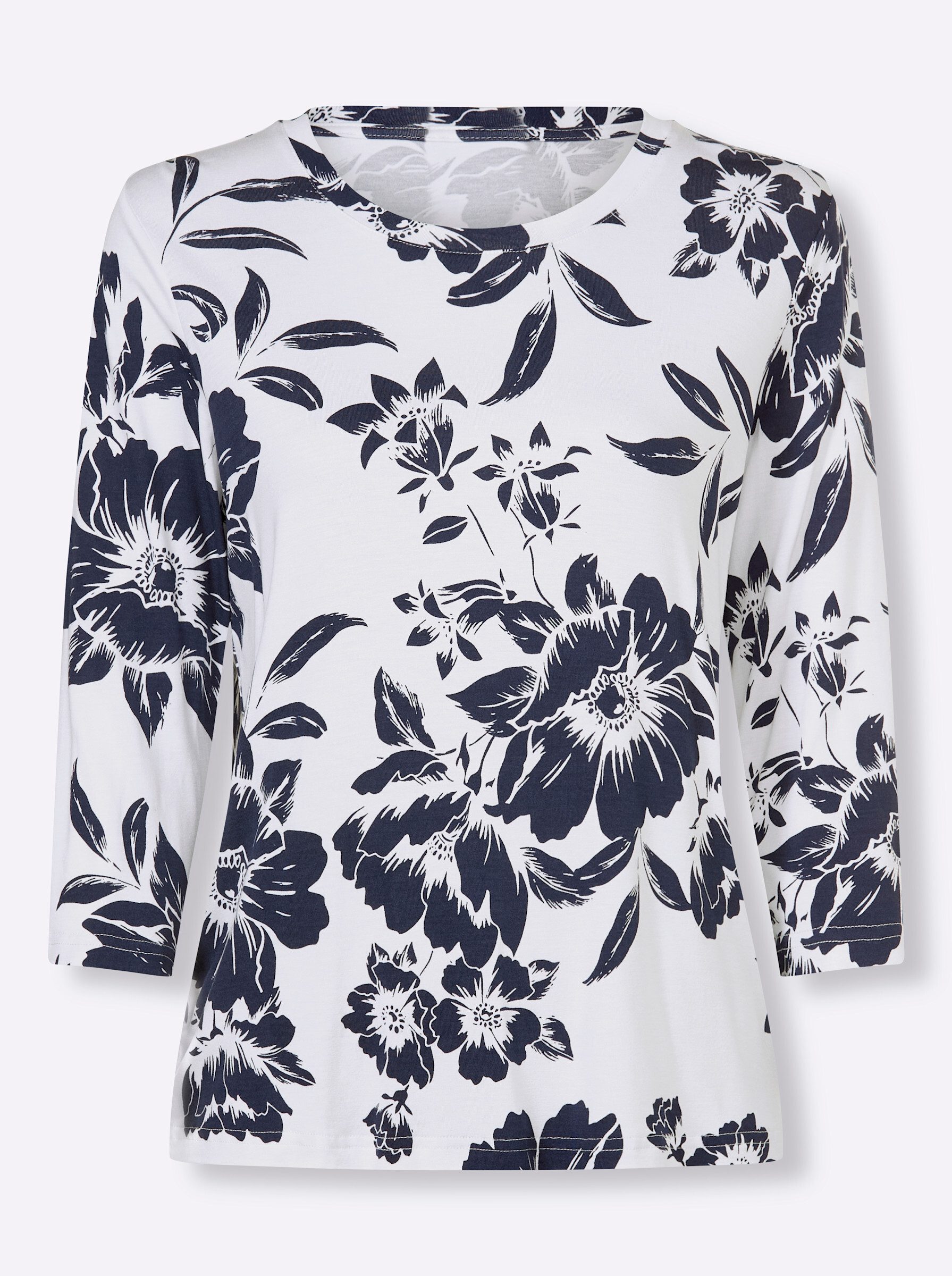 T-Shirt Print-Shirt 3/4-Arm