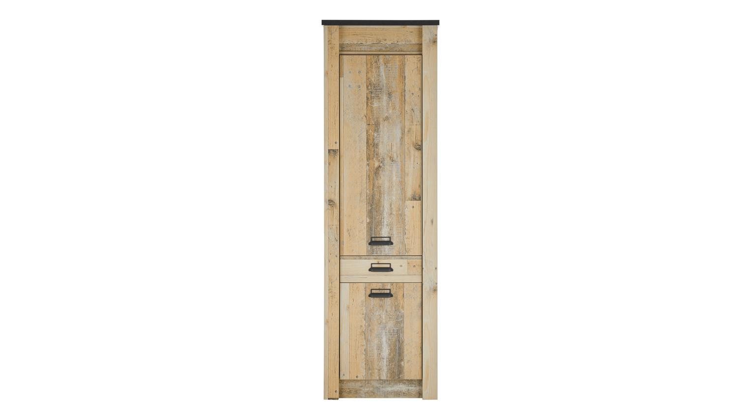 Möbel Akut Hochschrank Stauraumschrank Sherwood Küche Old Style hell 62 cm