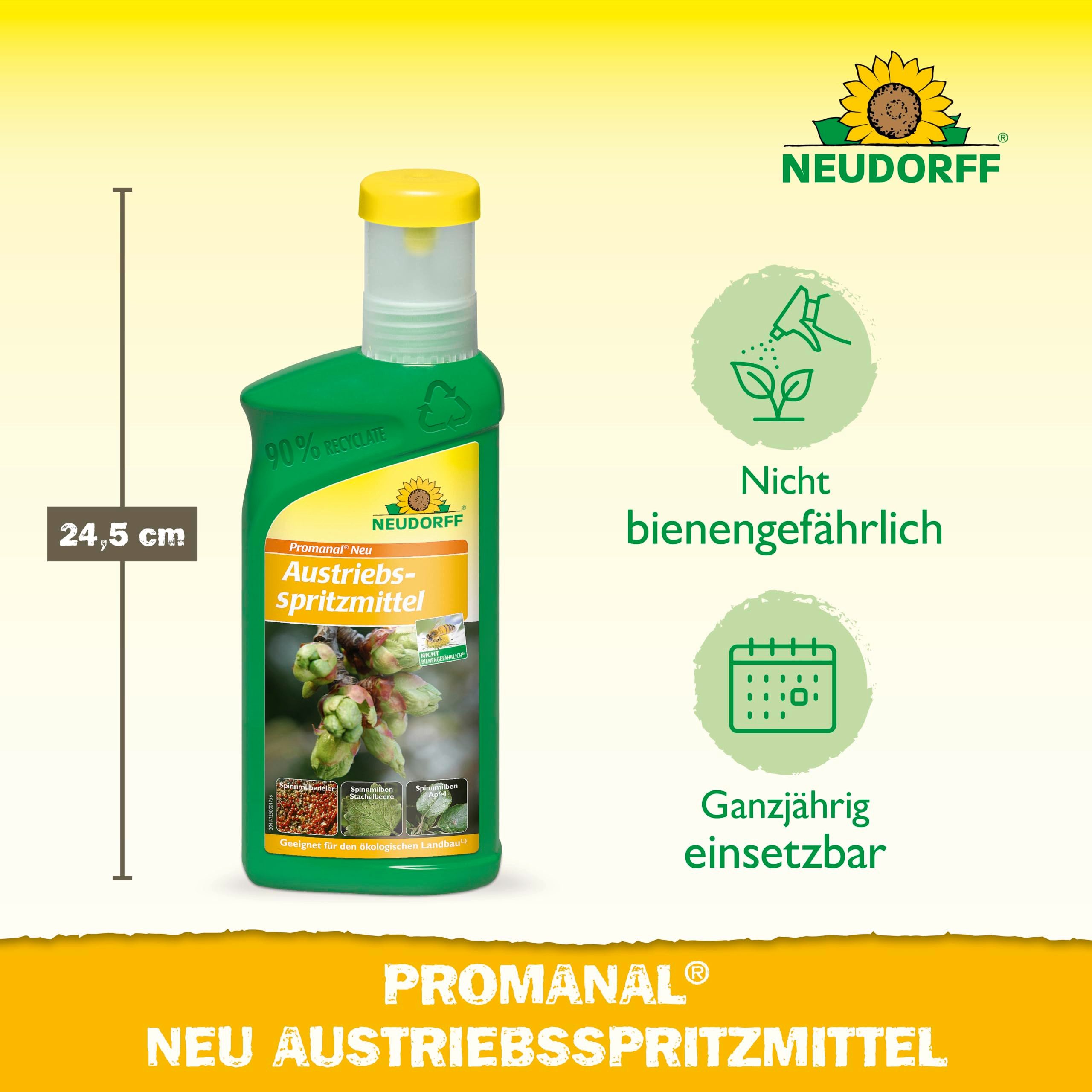 Neudorff Insektenspray Promanal Neu Austriebsspritzmittel 500 ml, 0.5 l