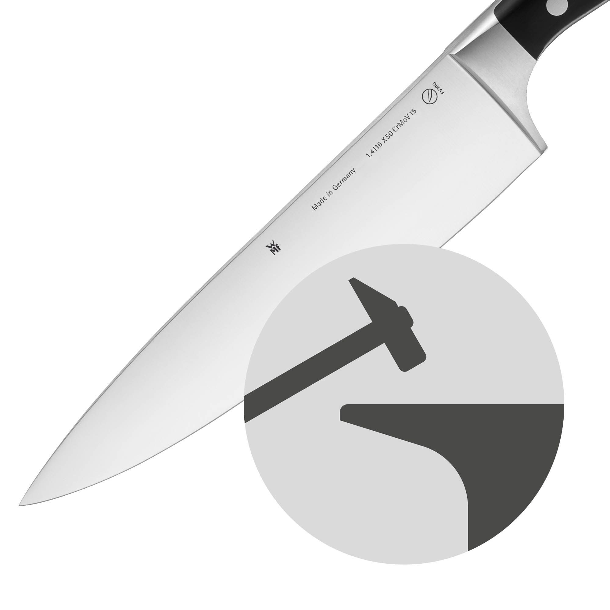 6-teilig WMF PLUS Kochtopf WMF SPITZENKLASSE mit Messer-Vorteils-Set FlexTec