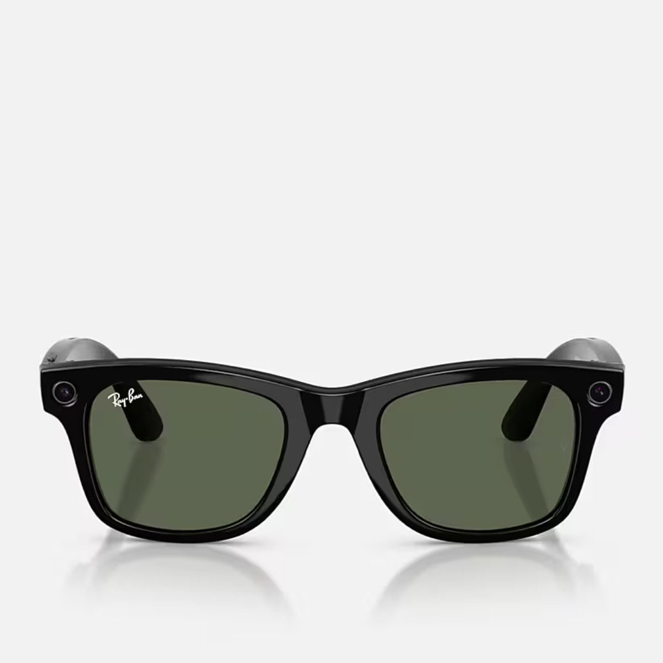 Ray-Ban Sonnenbrille Ray-Ban Meta Wayfarer Gen 2 Shiny Black Green G15 günstig online kaufen