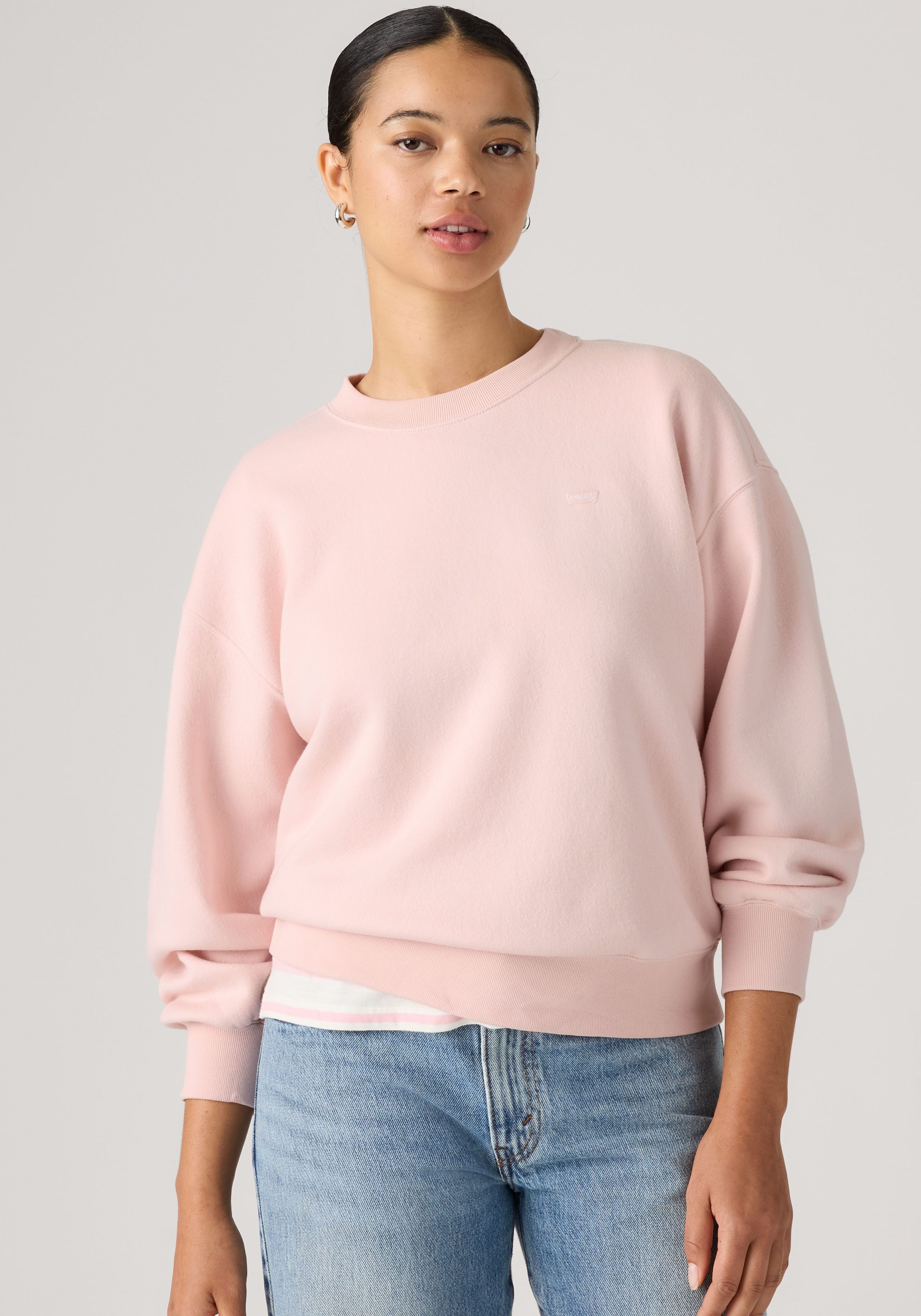 Levi's® Sweatshirt EVERYDAY CREW SWEATSHIRT mit kleinem Logo auf der Brust
