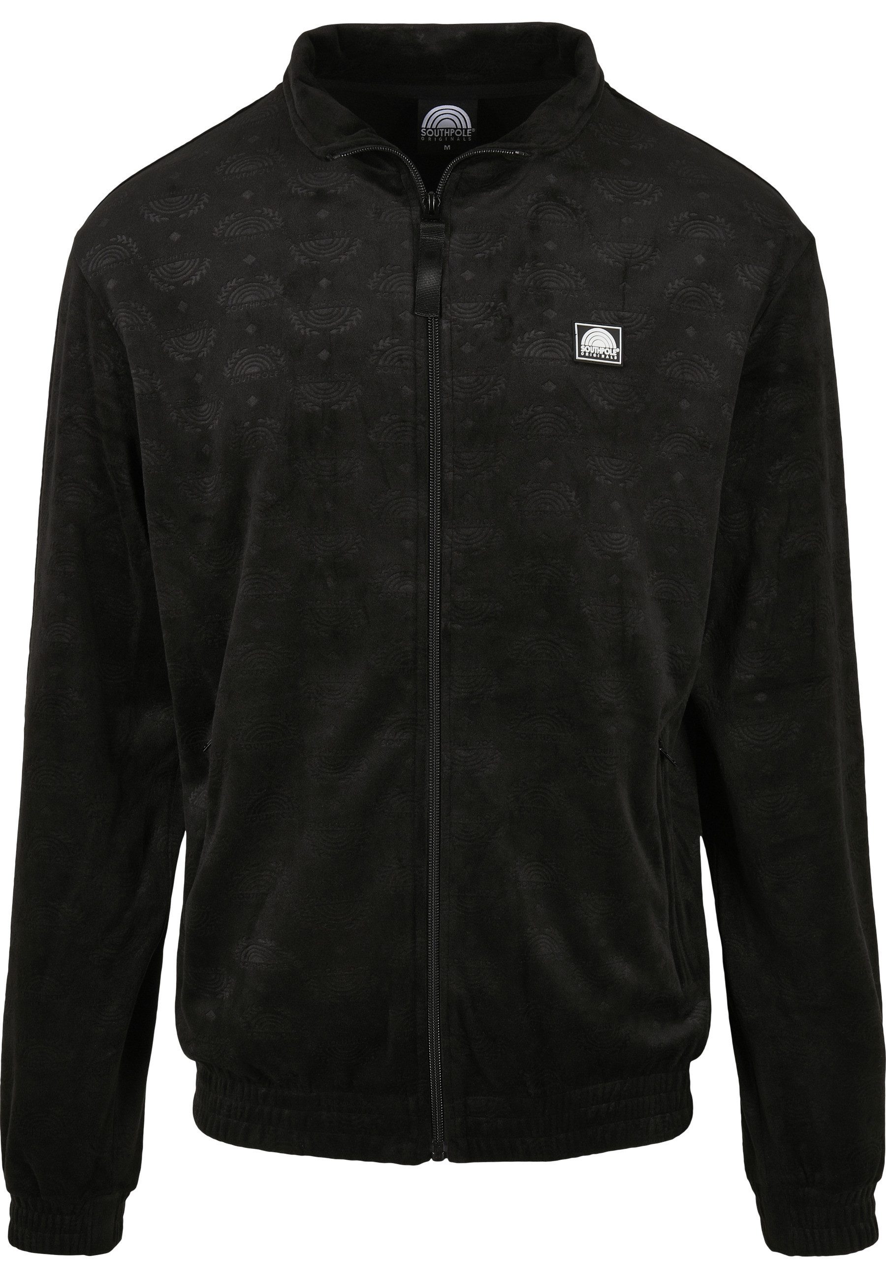 Southpole Langmantel Southpole Herren Southpole AOP Velour Jacket