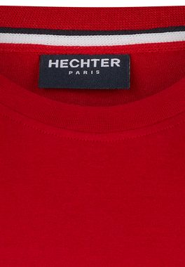 HECHTER PARIS T-Shirt mit farbigen Akzenten und HECHTER-Druck