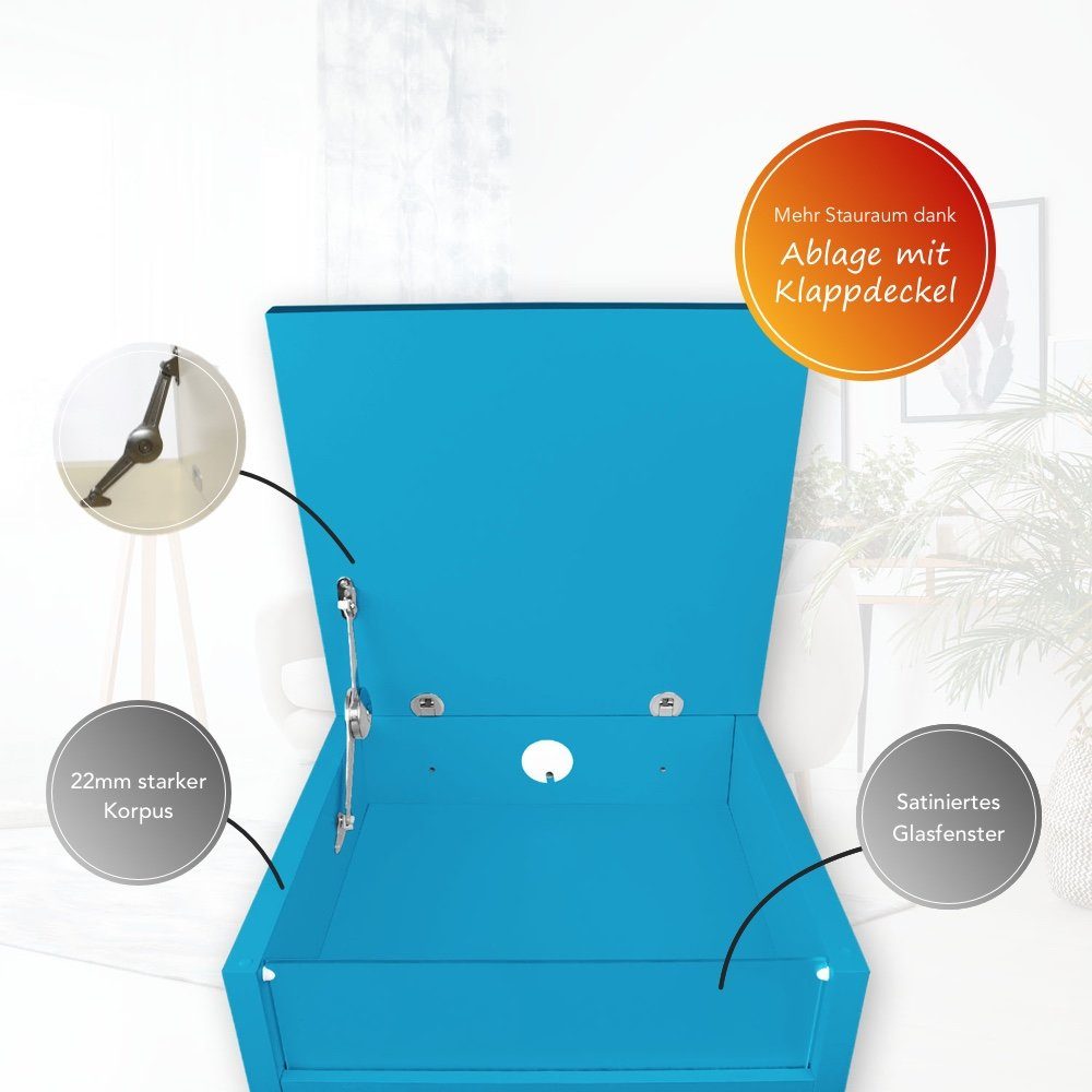 Aileenstore Sideboard Eyecatcher, Push-to-open-Funktion Ablagefach Kabeldur günstig online kaufen