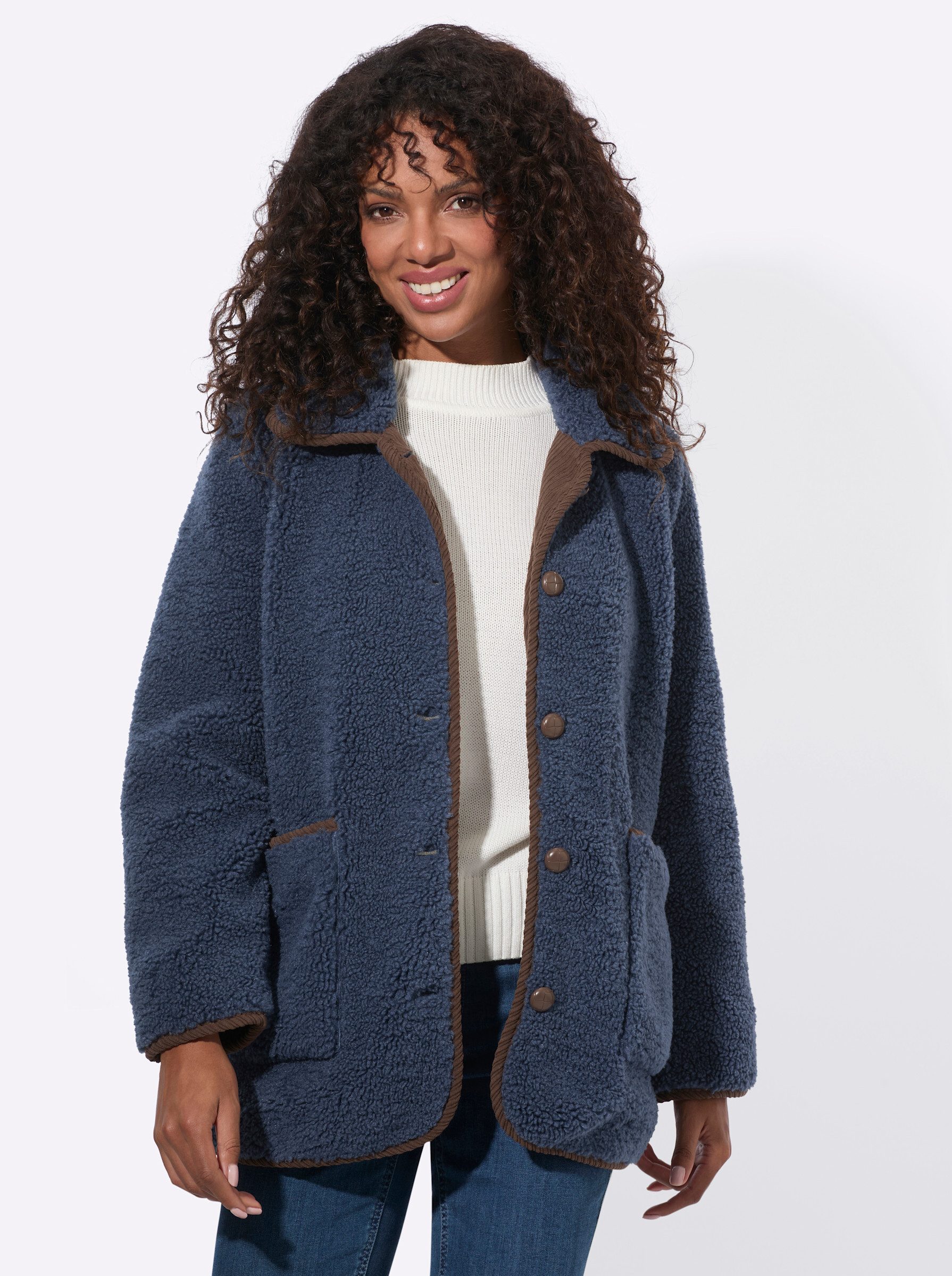 Allwetterjacke Teddy-Jacke Langarm