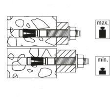 fischer Schrauben- und Dübel-Set Fischer Bolzenanker FAZ ll 12.0 x 30 mm - 1 Stück