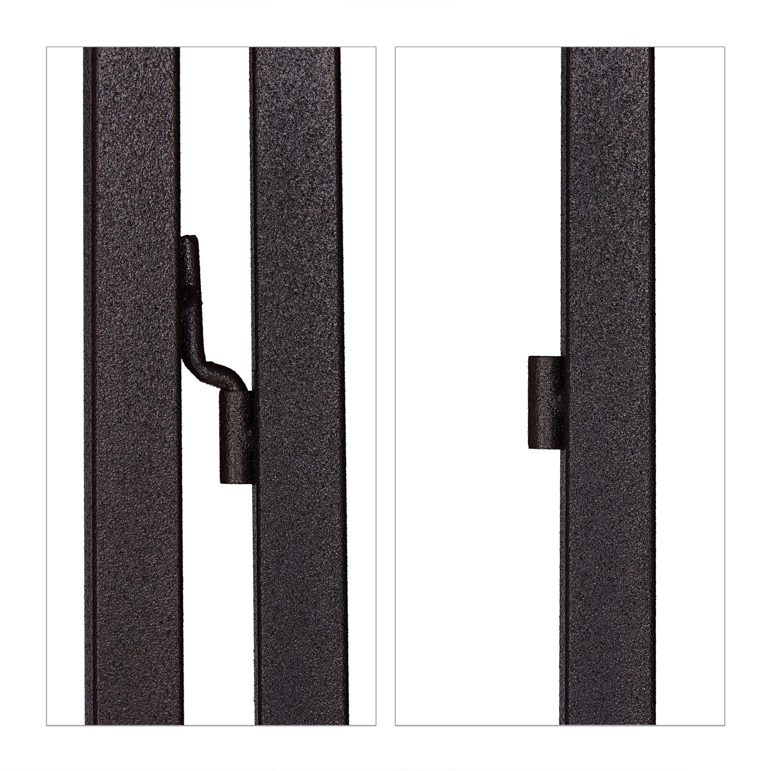 relaxdays Rankgitter Metall 2er Set