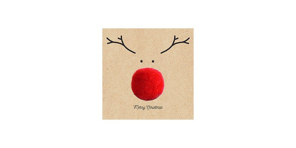 Braun+Company Atelier Big Nose Nature Servietten Weihnachtsfigur Braun By red & Company