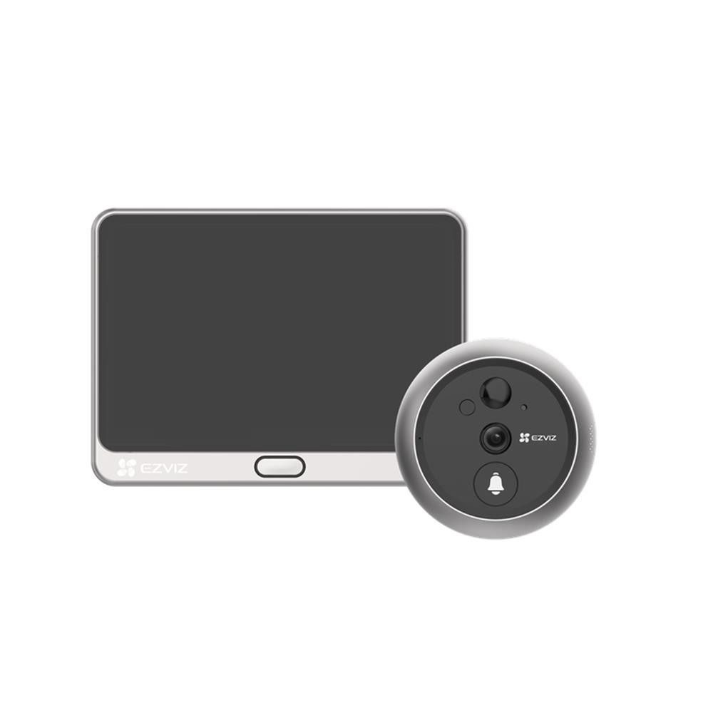 EZVIZ Smart Home Türklingel EZVIZ DP2 2K Türspion-Türklingel mit Touchscreen (Kabellose Türspion, silber)