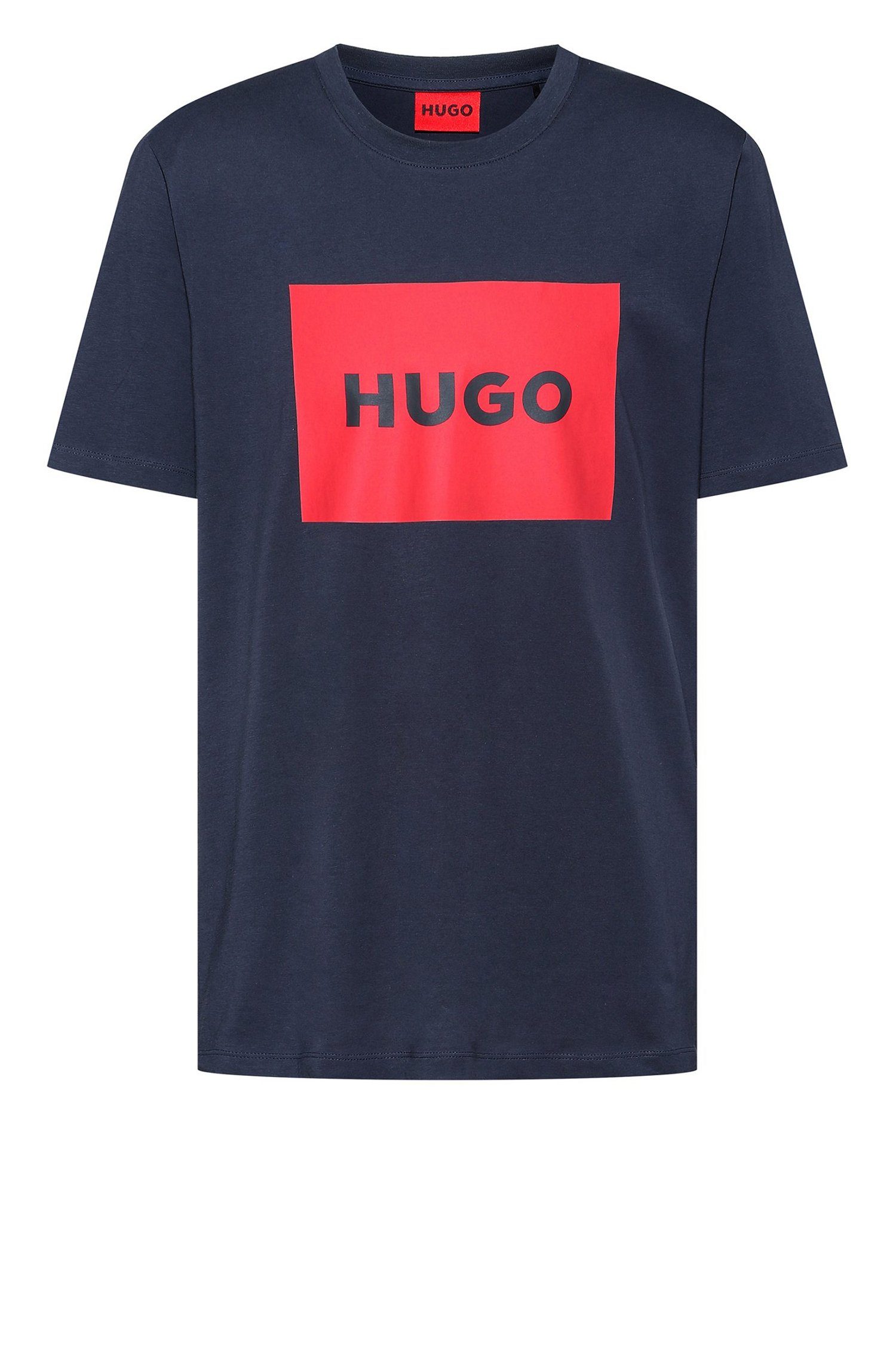 HUGO T-Shirt Dulive (1-tlg) Blau (405)