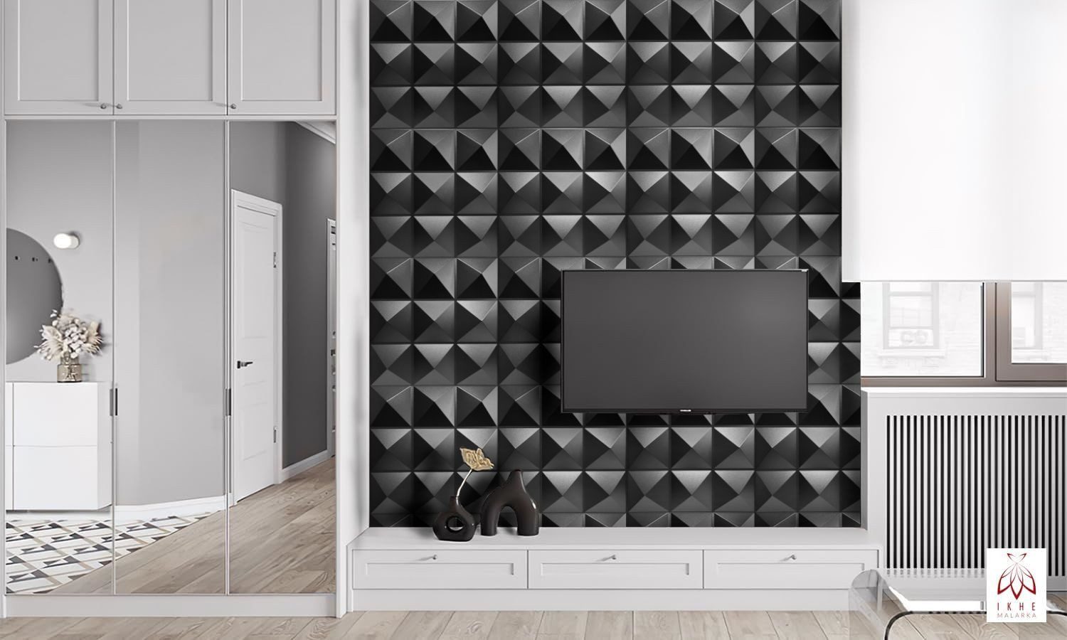 IKHEMalarka 3D Wandpaneel 3D Paneele PVC günstig online kaufen