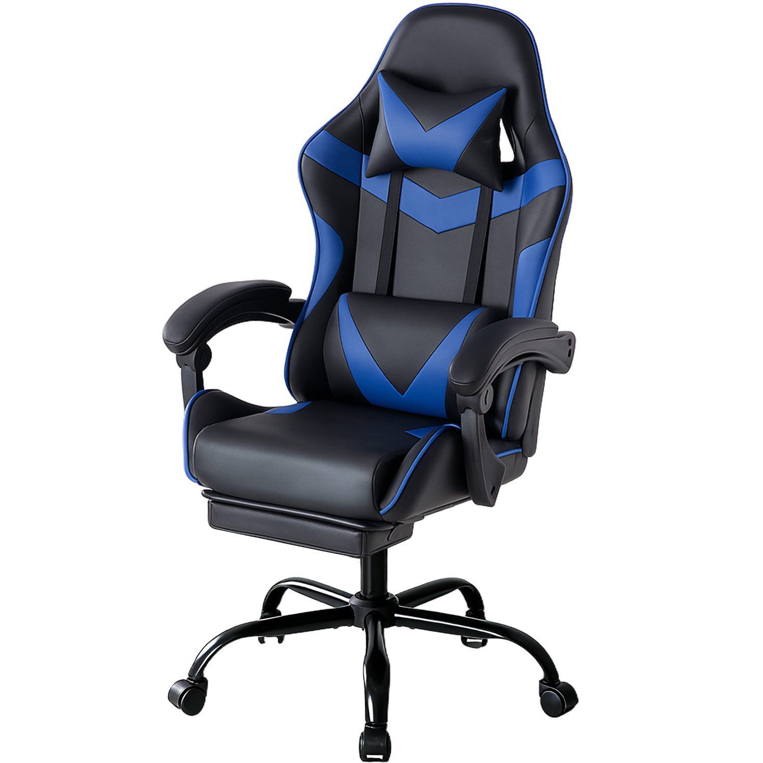 Gaming-Stuhl Gaming Stuhl, Bürostuhl Ergonomisch mit Fußstütze