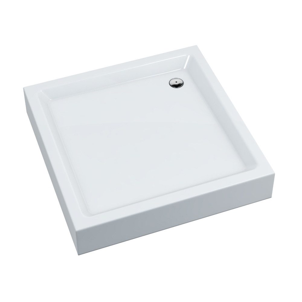 Aquabad® Duschwanne Komplettset NORMA Weiß, Quadrat, günstig online kaufen