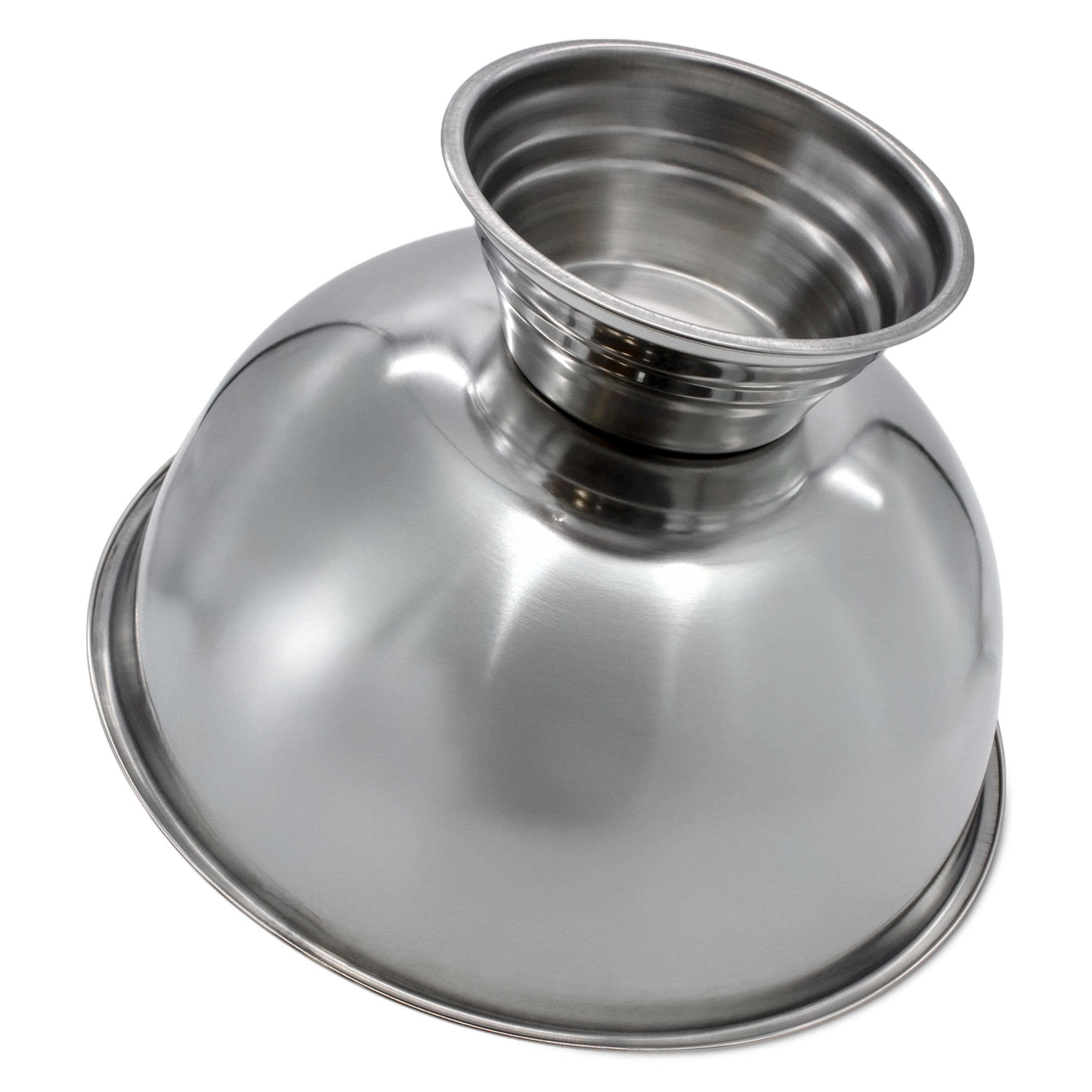 Spetebo Wein- und Sektkühler Edelstahl Champagner- und Sektschale poliert 40cm, poliert