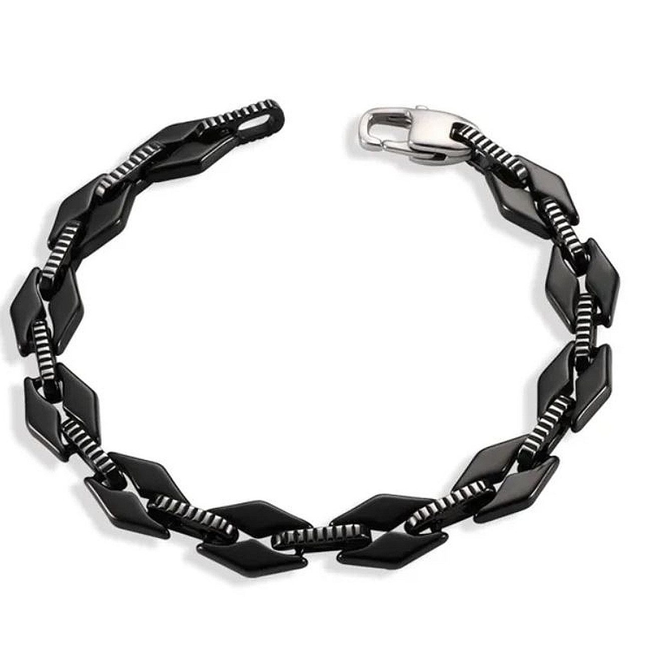 Armband Herren Edelstahl Schwarz Herrenarmband
