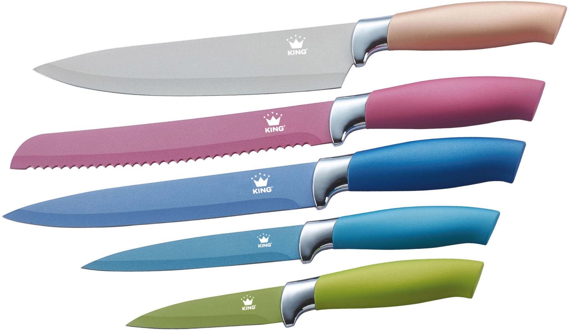 KING Messer-Set Metallic Design (Set, 5-tlg)