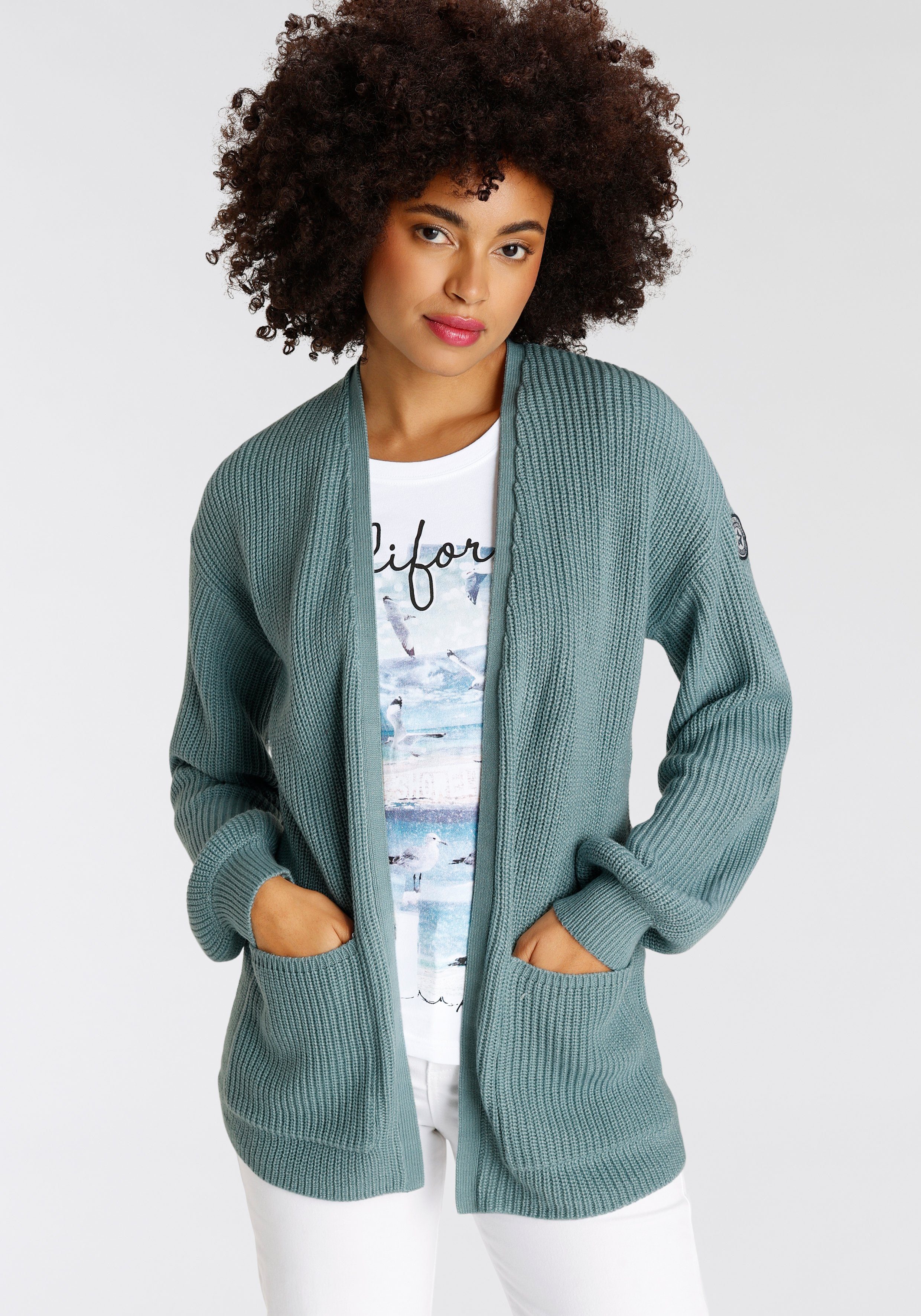 KangaROOS Strickjacke aus kuscheligem Strick günstig online kaufen