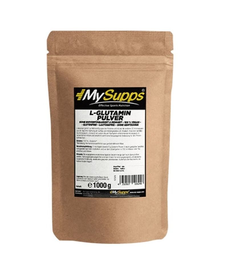MySupps Glutamine 1000g Pulver, 1000 g, Pulver