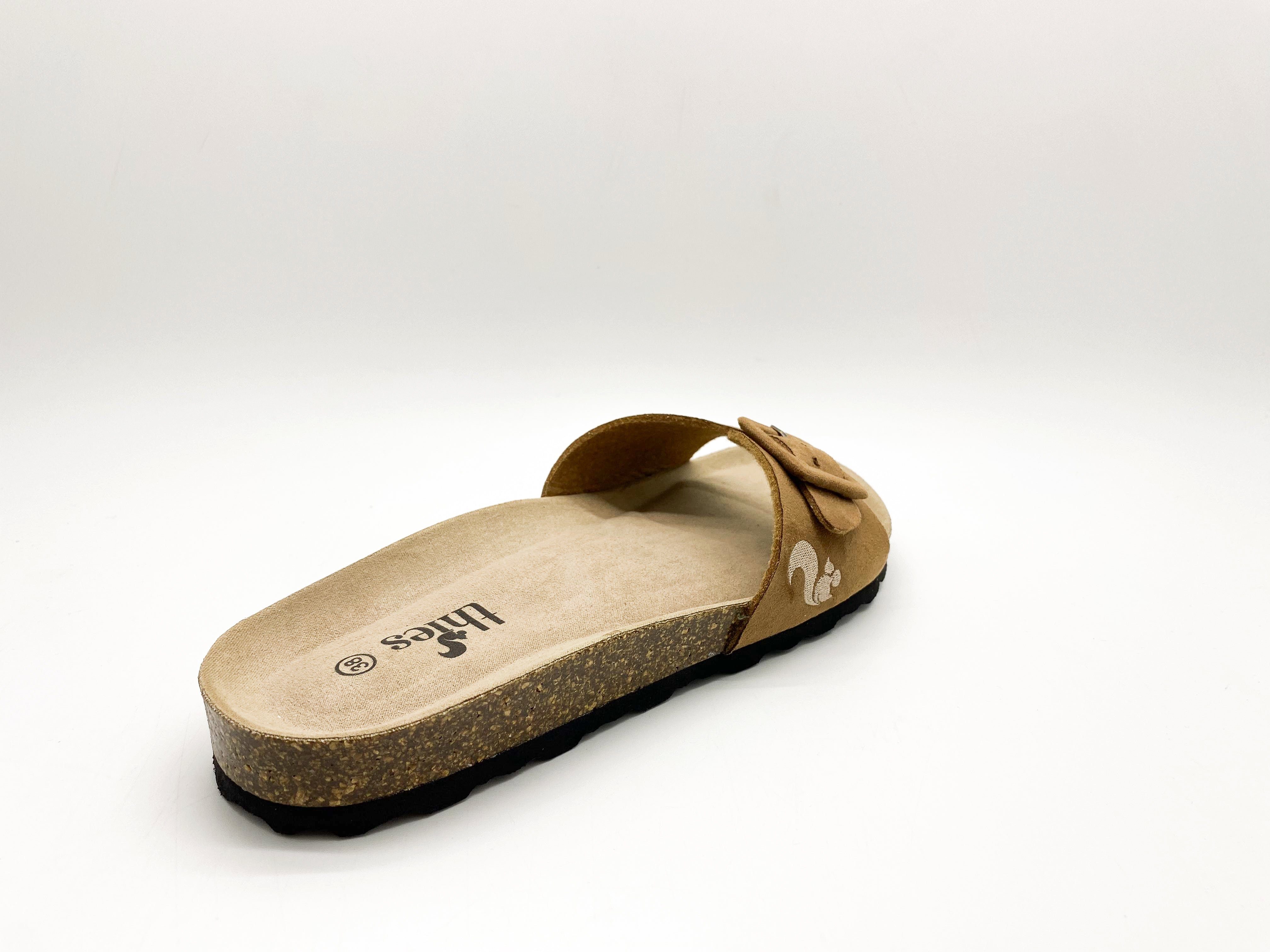 Covered Vegan Cognac 1856 thies Eco Bio ® Sandal Strap Sandale
