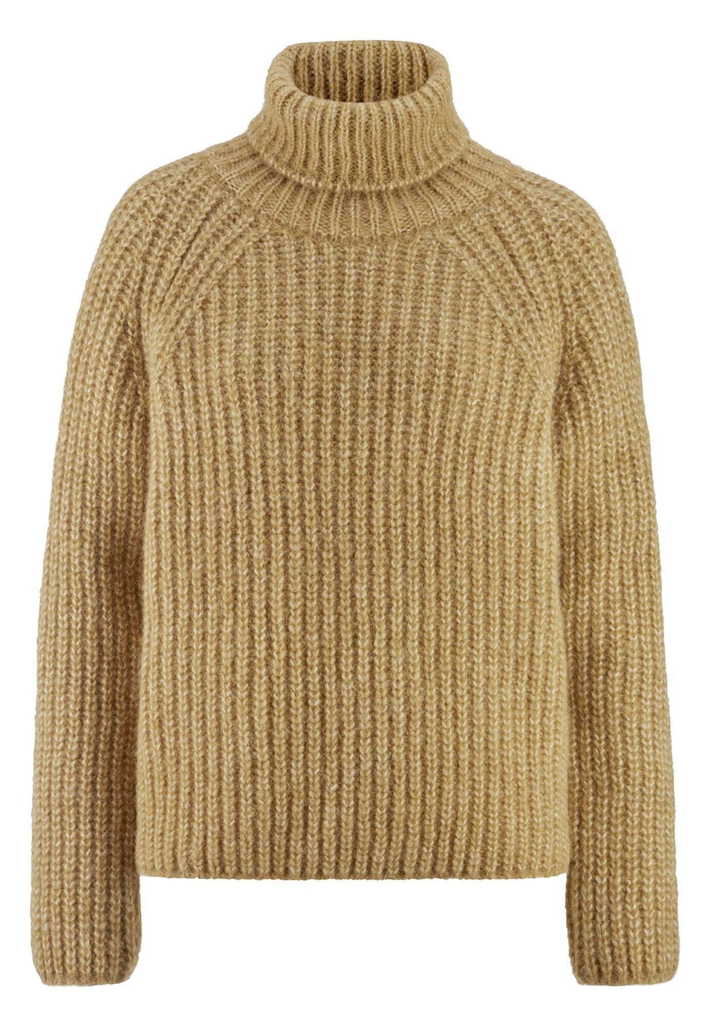 Hessnatur Strickpullover Relaxed aus Alpaka mit Bio-Baumwolle (1-tlg)