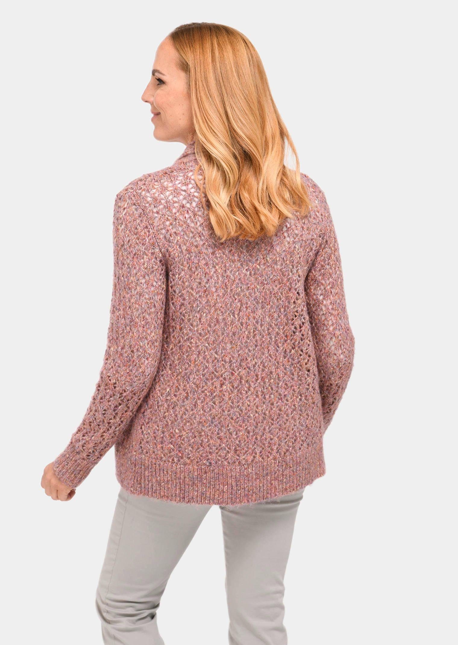 GOLDNER Strickjacke Kurzgröße: Trageangenehme offene Strickjacke