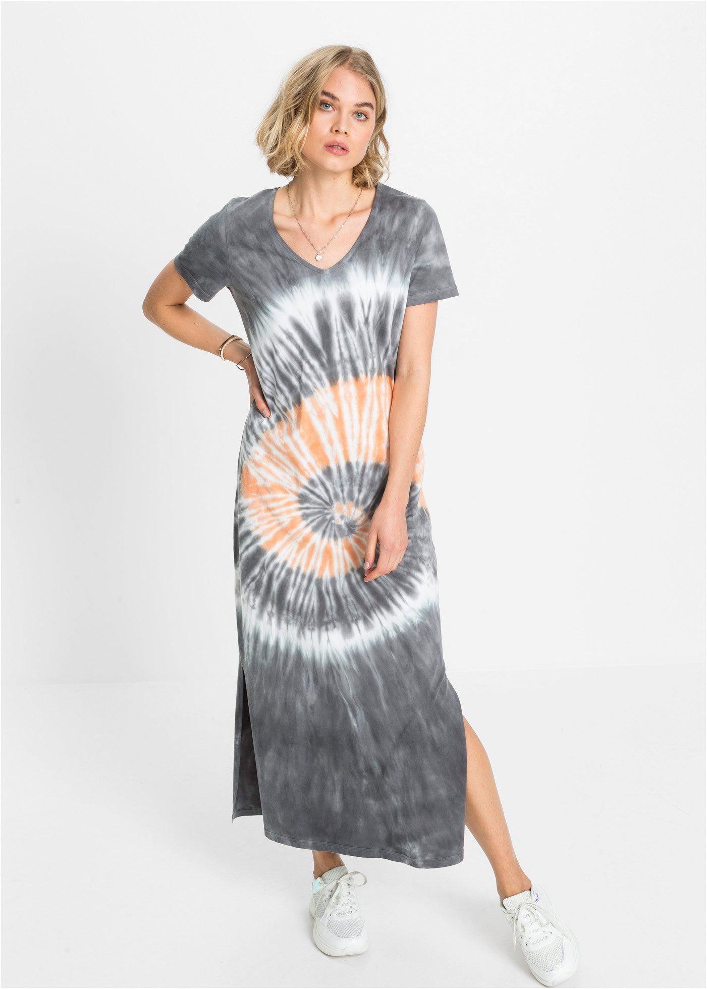 bonprix Shirtkleid Shirtkleid aus reiner Baumwolle