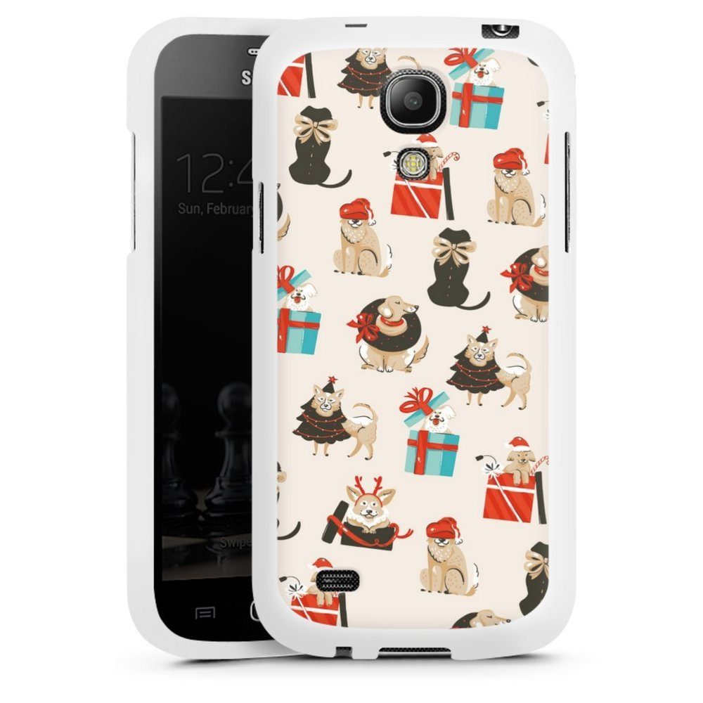 DeinDesign Handyhülle Christmas Doggos, Hülle Haustier Hund Weihnachten