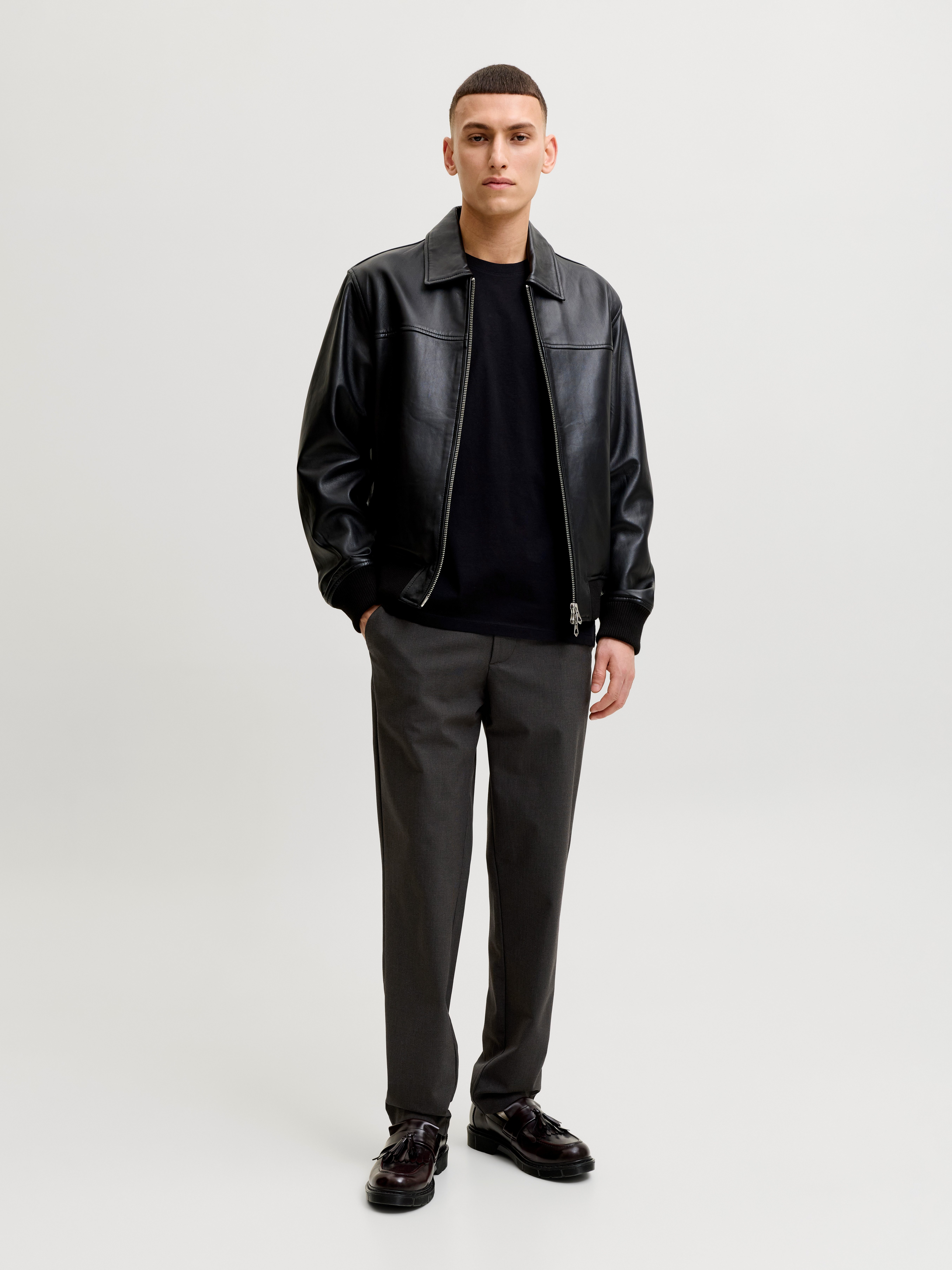 Jack & Jones Chinos JPSTOLLIE CONNOR CHINO NOOS Materialmix, regular fit