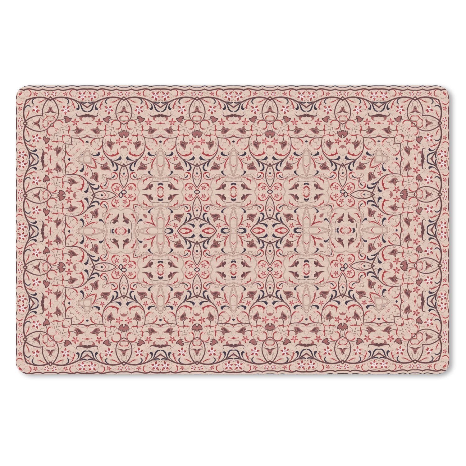 MuchoWow Mauspad Persischer Teppich - Teppiche - Rosa (1-St), Gaming,  Mousepad, Büro, 27x18 cm, Mausunterlage