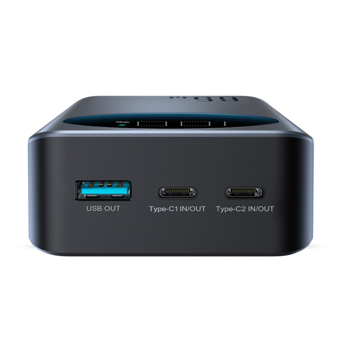 JOYROOM JR-PBF05 Pro Powerbank Powerbank 30000 mAh (12, 15, 5, 9, 20 V), 30000 mAh Powerbank mit 65 W und Display